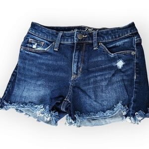 Universal Thread High Rise Shortie Raw hem Distressed Shorts